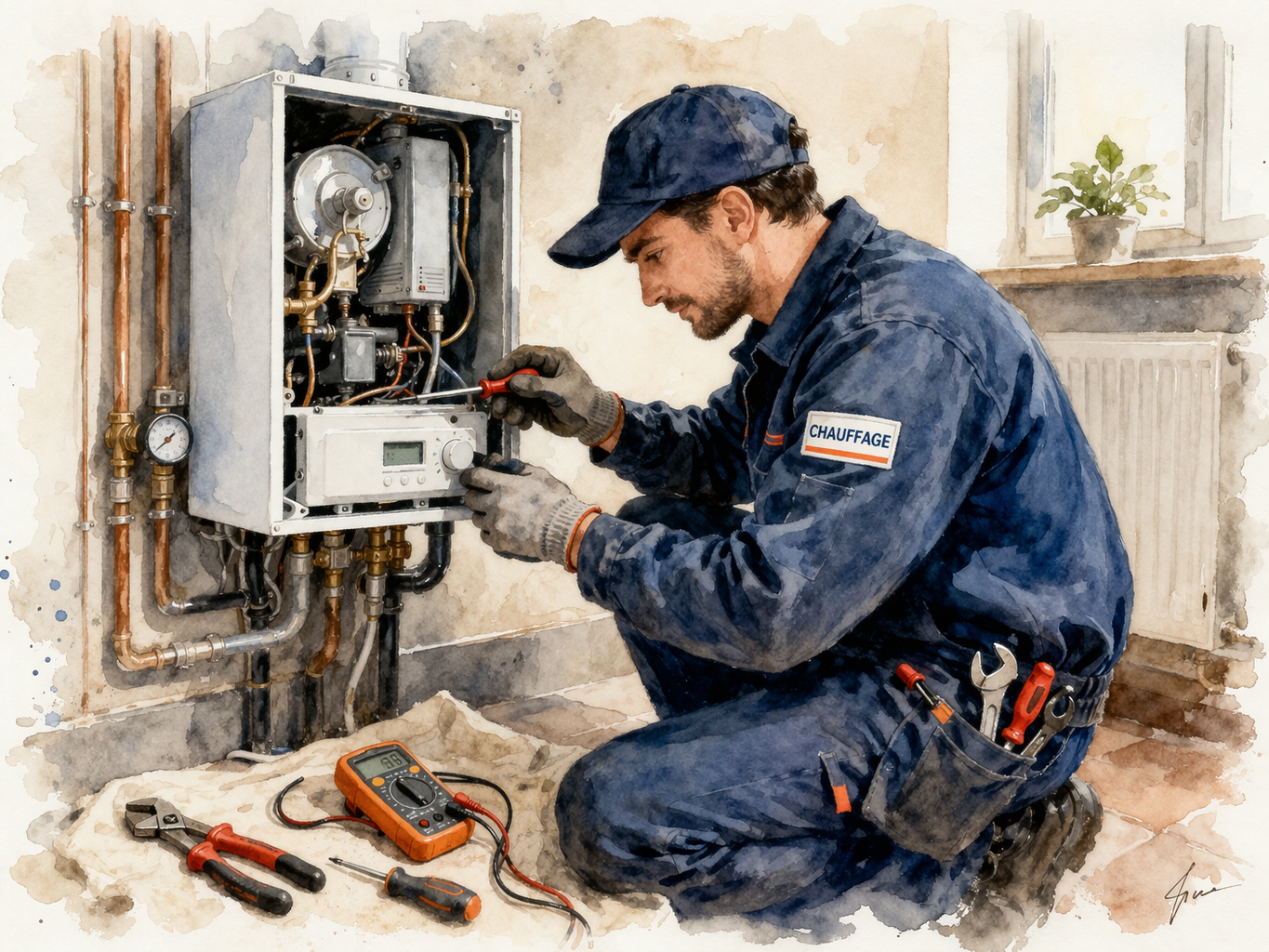 Tarif chauffagiste suisse - prix et préstation.